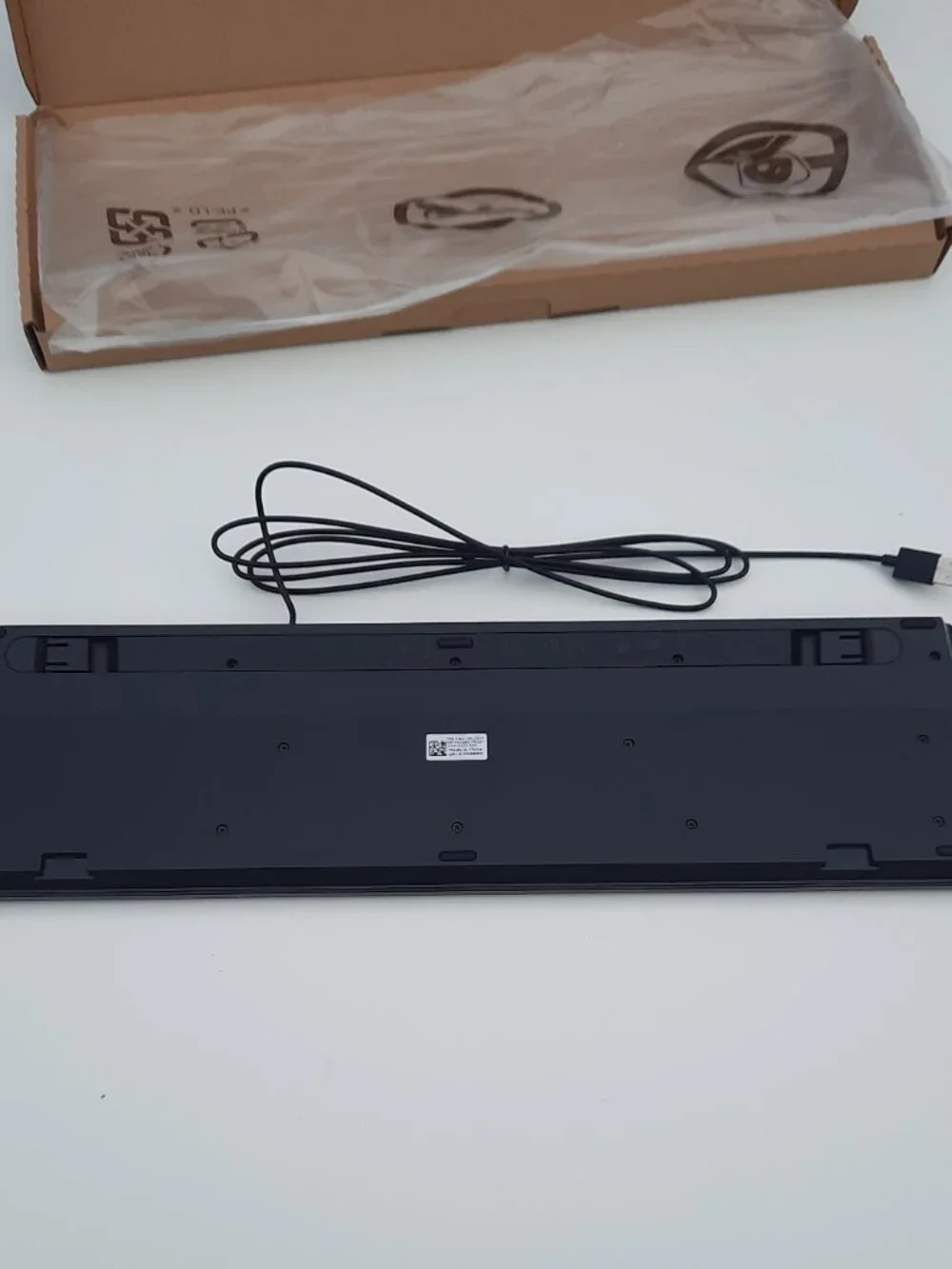 Brand New Dell Wired USB Keyboard KB216p Black Quiet Keys